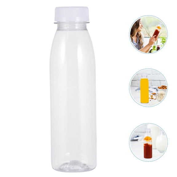 Niceauty Plastic Bottles Multipurpose Transparent Pet for Storage 10Pcs