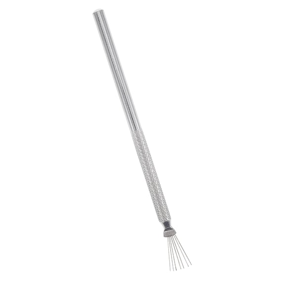 Niceauty Nail Art Brush Stainless Steel Silver 1Pcs
