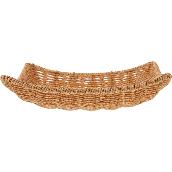 Niceauty Fruit Plates Bread Snack Serving Dish Light Brown 1Pcs