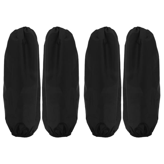 Niceauty 2Pairs Waterproof Arm Covers for Home Use Black Oilproof Sleeve Protectors