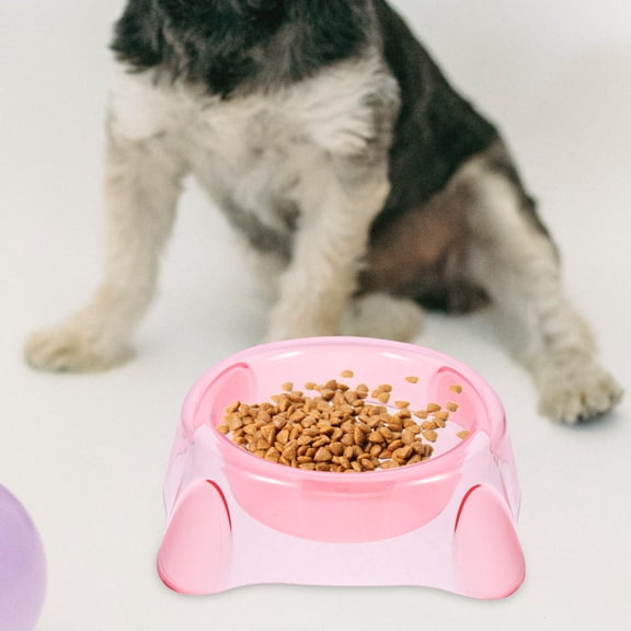 Niceauty Food and Water Bowl Cat Bowl Candy Color 1 Set