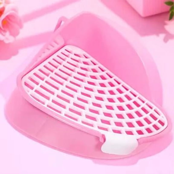 Niceauty Pet Training Toilet Plastic Pink 1Pack For Small Animals