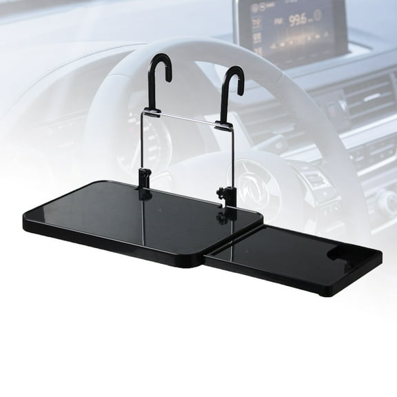 Niceauty Portable Car Computer Desk Vehicle Tray Folding Laptop Holder Black