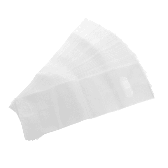 Niceauty Portable Beverage Pouch Clear Handle Tear-Resistant Material for Takeout 50Pcs