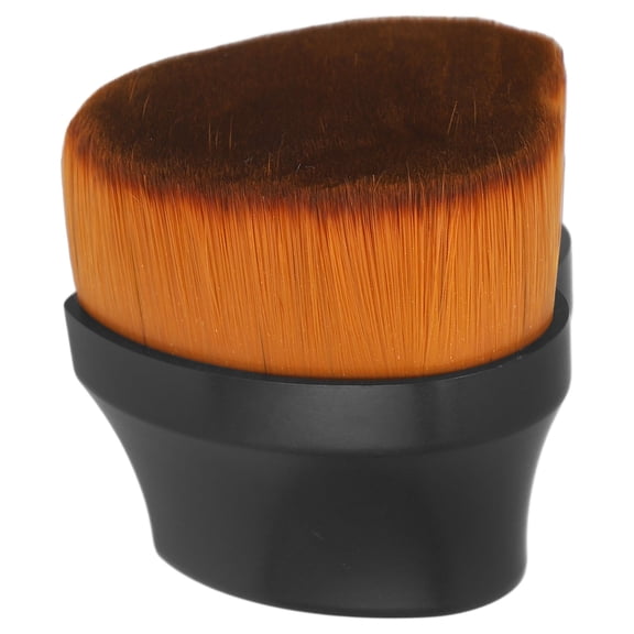 Niceauty Portable Foundation Brush Precision Control Black Plastic 1Pack for Daily Use