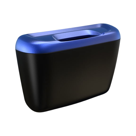 Niceauty Blue Car Trash Can Portable Auto Garbage Can for Wrappers Tissues and Liquids Storage