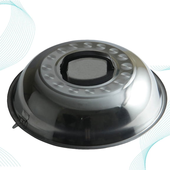 Niceauty Cookware Lids Oil Splatter Proof Pan Cover Silver 1Pack