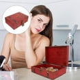 thumbnail image 1 of Niceauty Red Wooden Storage Box for Home Jewelry and Sundries Organizer, 1 of 5