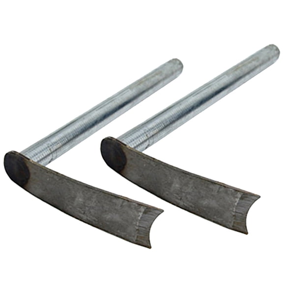 Niceauty Red Stainless Hoe Farm Tool for Gardening Use with Anti-Slip Grip 2 Pcs