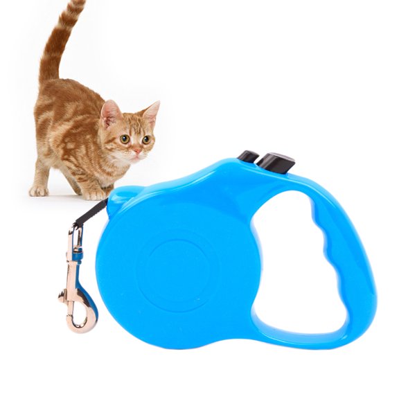 Niceauty Running Dog Leash Retractable Design Blue 1Pack