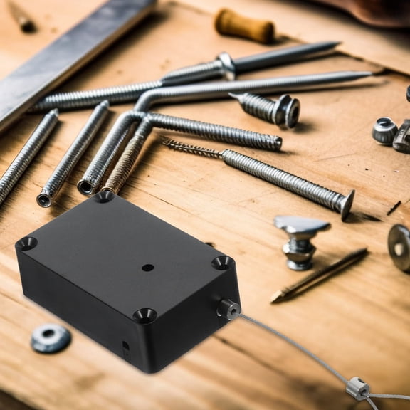 Niceauty Retractable Security Tether with Automatic Anti Theft Cable Lock for Home Use