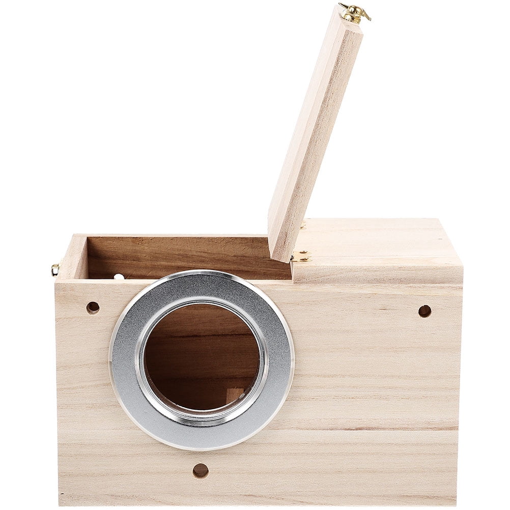 Niceauty Roosting Boxes for Wild Birds Nesting Box Wood Beige 1Pcs for ...