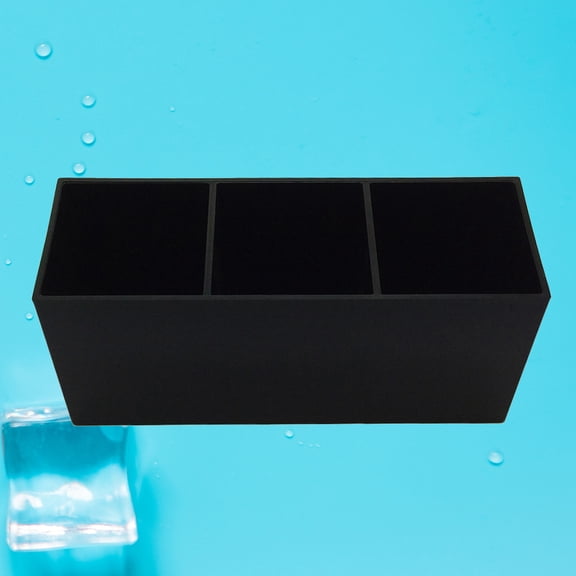 Niceauty Makeup Brush Case Black Lightweight Sturdy Organizer for Holding Makeup Brushes