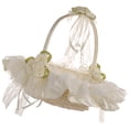 thumbnail image 1 of Niceauty Hand Held Basket Royal Wedding Style Beige 1Set, 1 of 8