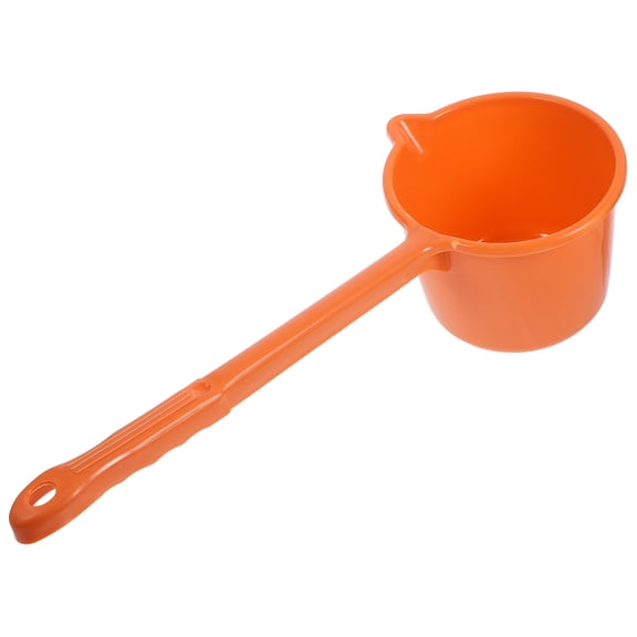 Niceauty Multipurpose Pink Plastic Water Scoop with Thick Handle for Bath Kitchen and Garden
