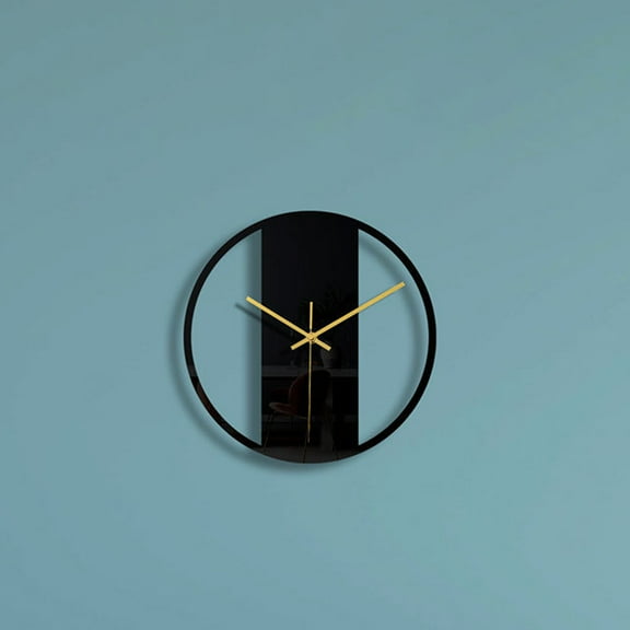 Niceauty School Clock Black Acrylic Timekeeping Home Use 1Set