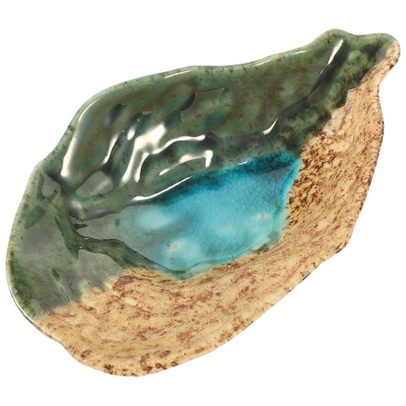 Niceauty Shell Style Plate Porcelain Food Plate Dessert Serving Tray Tray Tableware