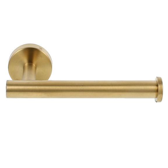 Niceauty 1Set Practical Golden Stainless Steel Roll Tissue Holder with Simple Design