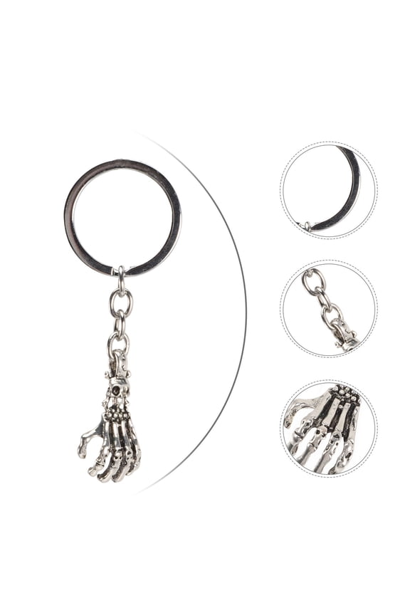 Skull Keychain for Men Stainless Steel 1 PCS Key Decoration for Backpacks