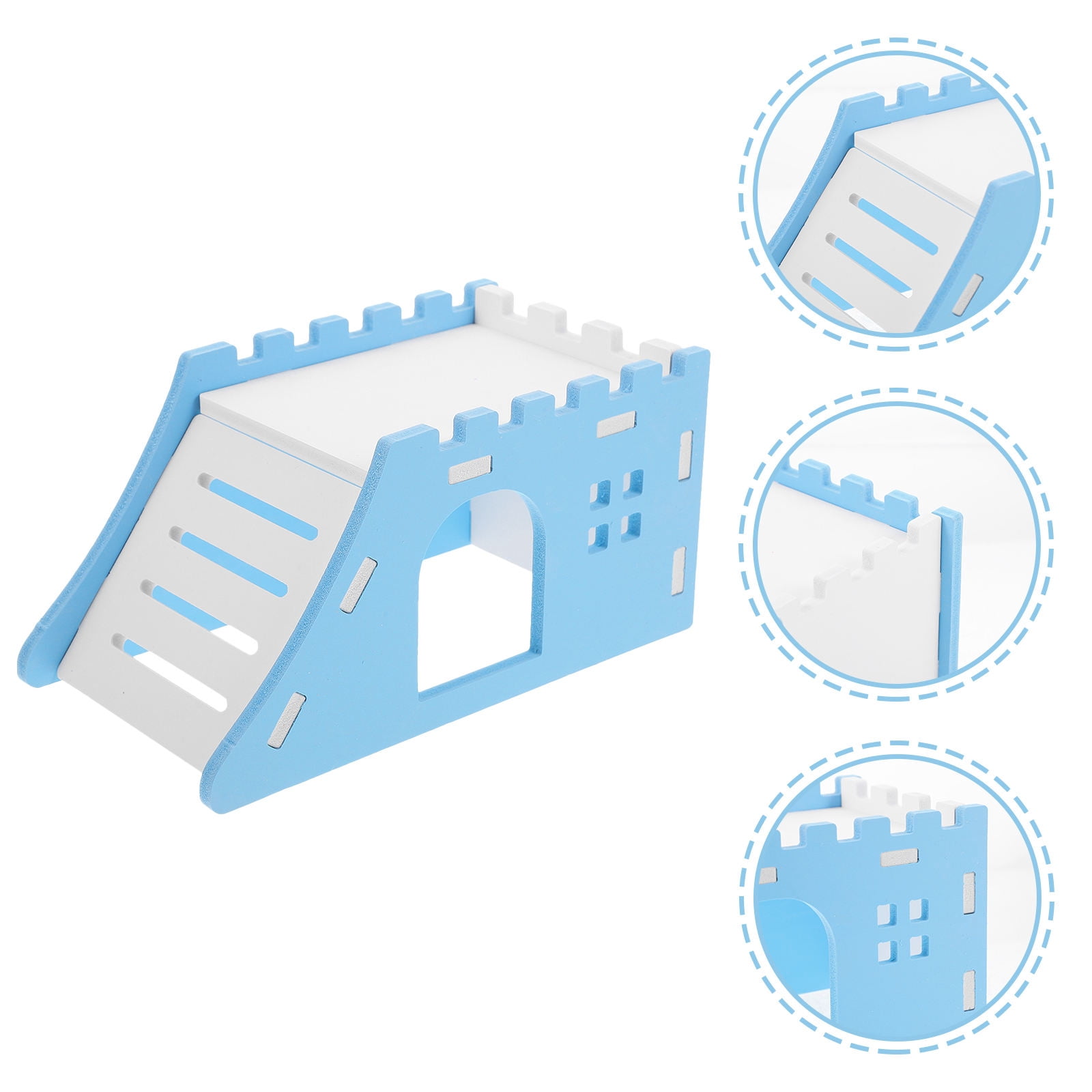 Niceauty Hamster Hut Sky-Blue PVC Hamster Cozy Hideout Playing 1 Set ... - Hamster Hut Systems For Sale