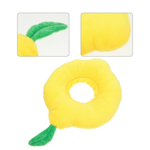 Niceauty Soft Cat Recovery Collar Protective Cat Neck Cone Lemon 1Pcs