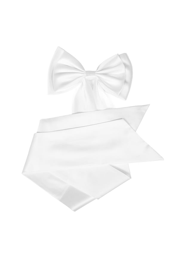 Big Bow for Dress Elegant Satin Bow Train Nylon 1Pack Wedding Dress Brides Special Events