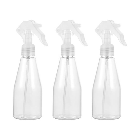 Niceauty Spray Bottle for Cleaning Plastic Leak-proof White 3Pcs for Householders