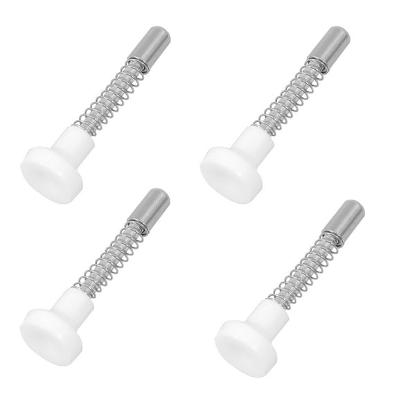 Niceauty 4Pcs Spring Loaded Plunger Latches Iron Durable Window Screen Repair Kit Bed Fastening Fittings