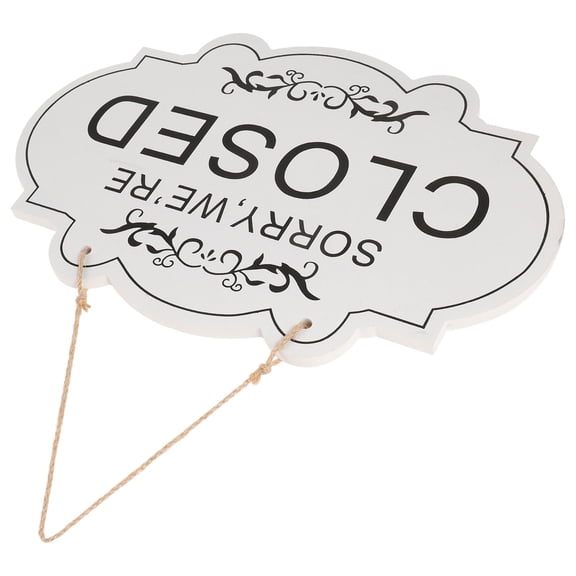 Niceauty Wooden Open Closed Sign Double-Sided Visibility for Storefronts and Home Entrances