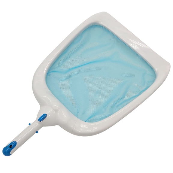 Niceauty Swimming Pool Strainer White Scoop Aquatic Plants for Pool Maintenance 1Set