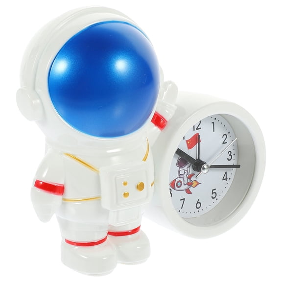 Niceauty Table Clocks For Bedrooms Spaceman Clock Plastic Time Display 1Pack
