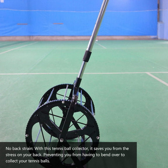 Niceauty Tennis Ball Picker and with 55 Ball Capacity for Sport Training and Tournament Use