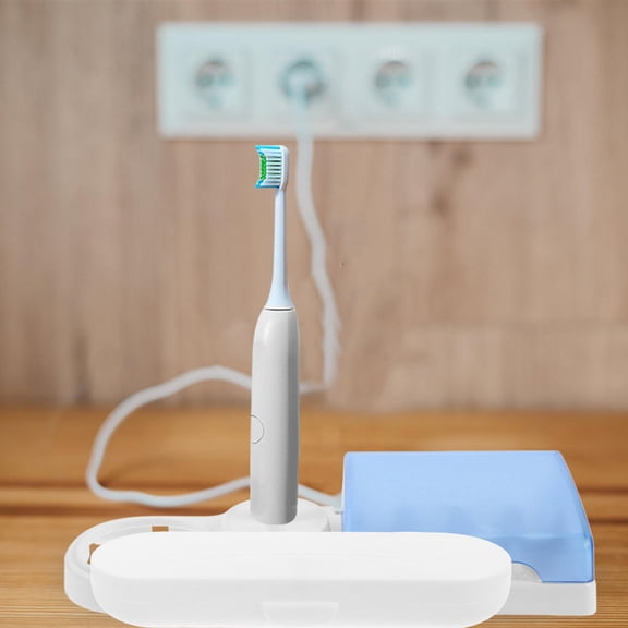 Niceauty White Electric Toothbrush Storage Case Travel Friendly Protector for Business Trips