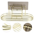 thumbnail image 1 of Niceauty Golden Stainless Steel Toothbrush Stand for Bathroom Storage and Toothpaste Organization, 1 of 8