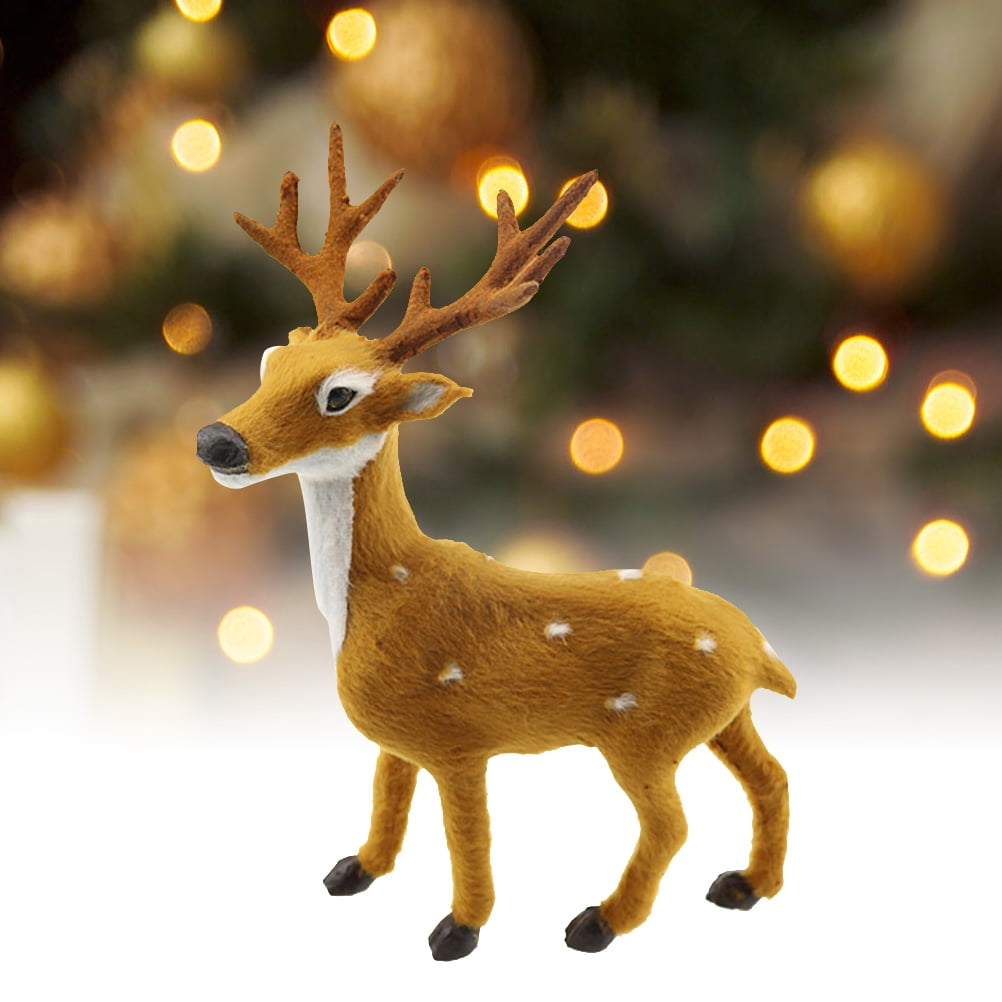 Niceauty Simulation Reindeer Home Decor Multicolor Ornament for