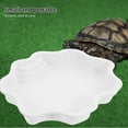 thumbnail image 1 of Niceauty White ABS Reptile Bathing Pool Water Bowl with Ramp and Nonslip Bottom, 1 of 8