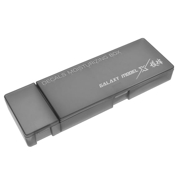 Niceauty Water Slide Decals Storage Tool Rectangular Plastic and Sponge for Model Enthusiasts 1Set