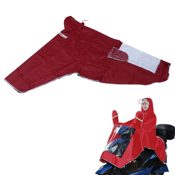 Niceauty Waterproof Bike Poncho Motorbike Raincoat Oxford Fabric Foldable 1Pack