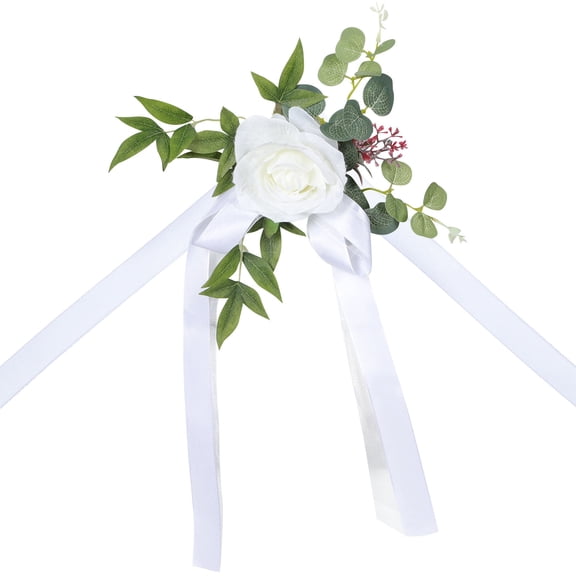 Niceauty Wedding Chair Decorations Bridal Shower Decor Outdoor Silk Cloth 1Pcs