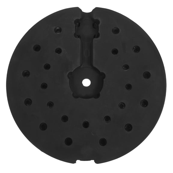 Niceauty Black Weighted Floor Lamp Base Sturdy Stable Plastic Lamp Chassis Accessory for Home