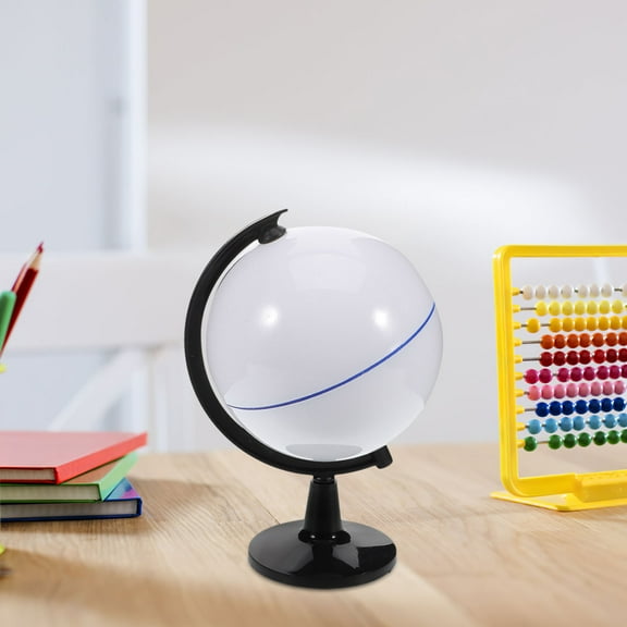 Niceauty Blank DIY Globe Model with Rewritable Surface Decorative Earth Desk Ornament for Creative Projects