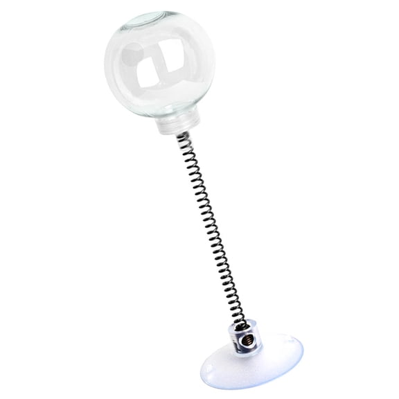 Niceauty Cat Enrichment Toy Cat Treat Dispenser Transparent PVC 1Pack