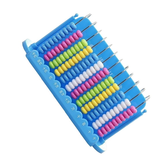 Niceauty math calculation tool Abacus Blue Plastic 1Pack