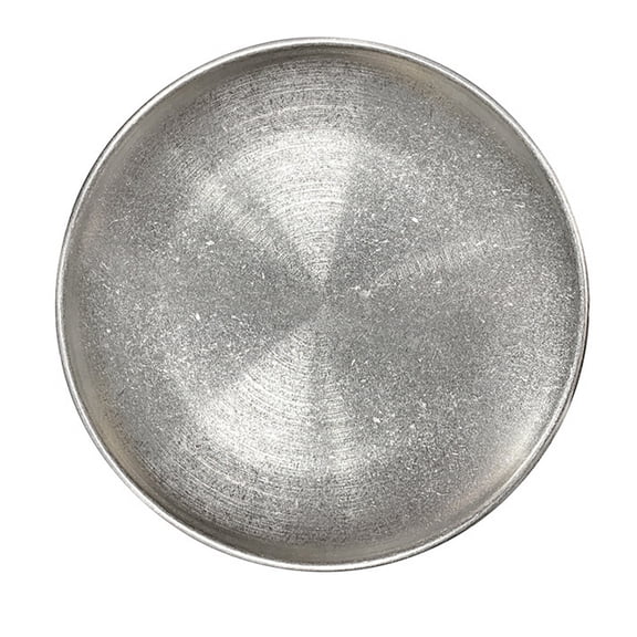 Niceauty Round Food Dish Stainless Steel 1Pcs