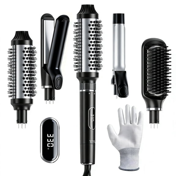 NICEBAY by SKIMI Curling Iron, Professional Instant Heat Up Hair Curling Wand Set, Flat Iron, Curling Wand, Hair Straightener