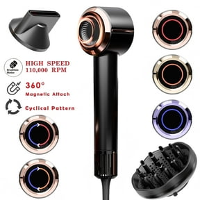 NICEBAY by SKIMI Hair Dryer, Ionic Blow Dryer 110,000 RPM High-Speed Brushless Motor, Travel Mini Hair Dryer For Women, Small Hair Dryer Diffuser