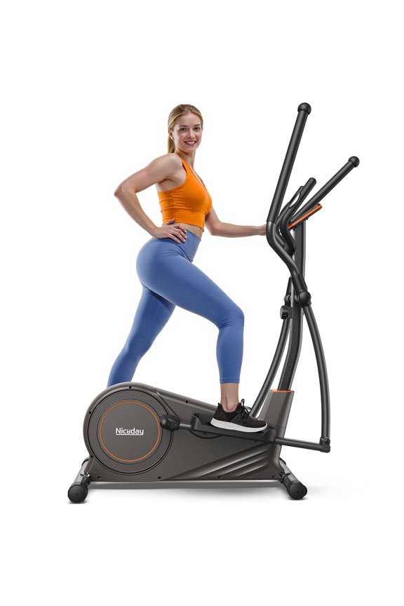 Niceday Elliptical Exercise Machine, Elliptical Machine for Home, Magnetic Elliptical Trainer with 15.5IN Stride, 16 Resistance Levels, 400LBS Loading Capacity