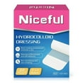 Niceful Hydrocolloid Bandages 20 Packs 2x2, Waterproof Gel Dressings