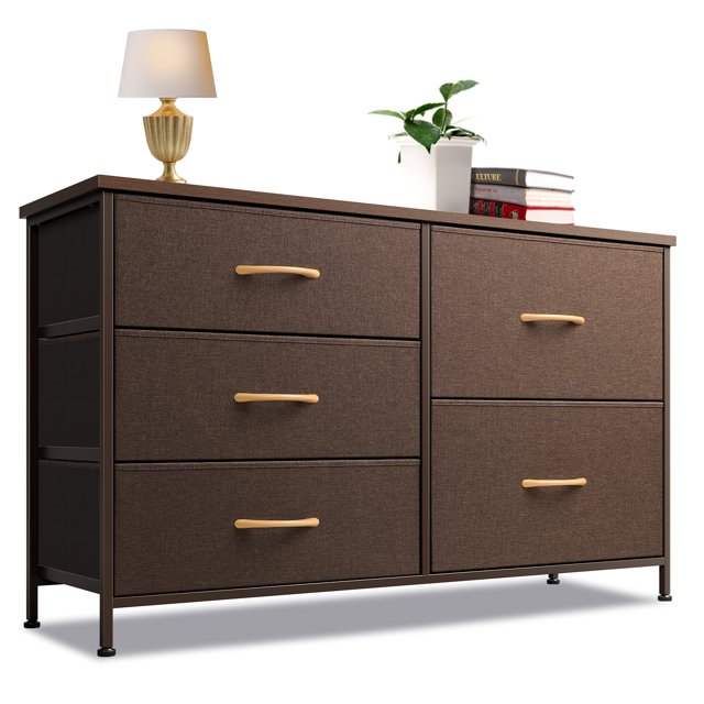 Nicehill 5 Drawer Dresser for Bedroom, Small Dresser for Storage Tower