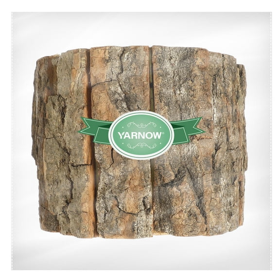 Nicehomfit Garden Flower Pot Rustic Pot Bark Shape Waterproof Kitchen Decor 1Set